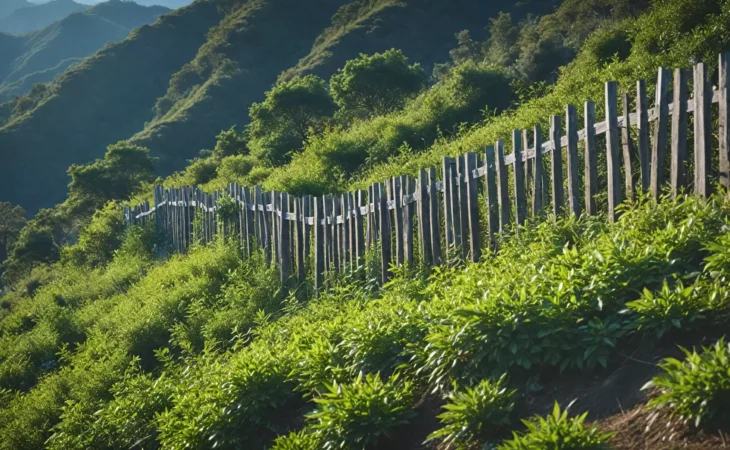Ogrodzenia panelowe na skarpie i nierównym terenie